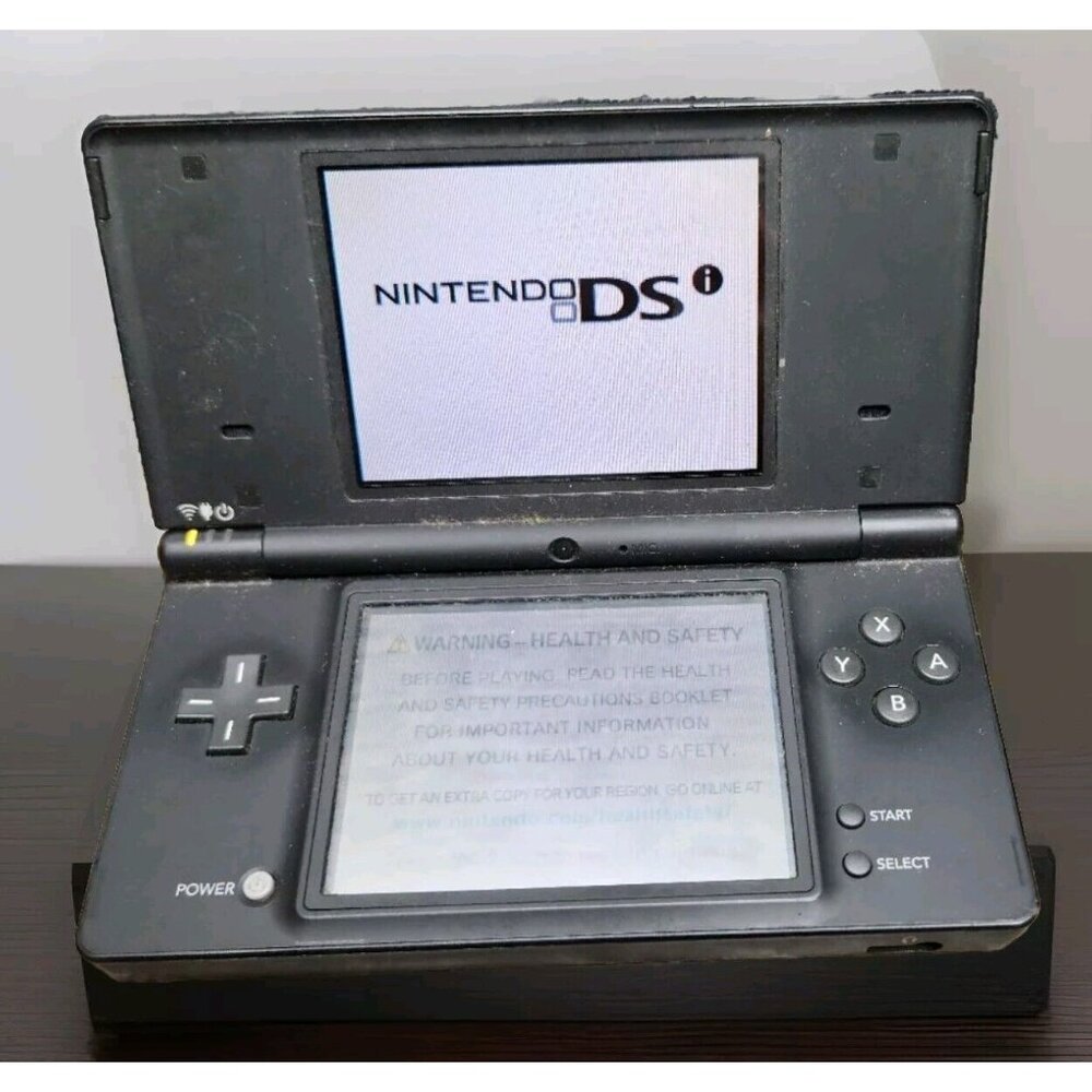 Nintendo DSi Console Handheld [Black] + Charging Cable,Pen & 5 Game TESTED WORKS